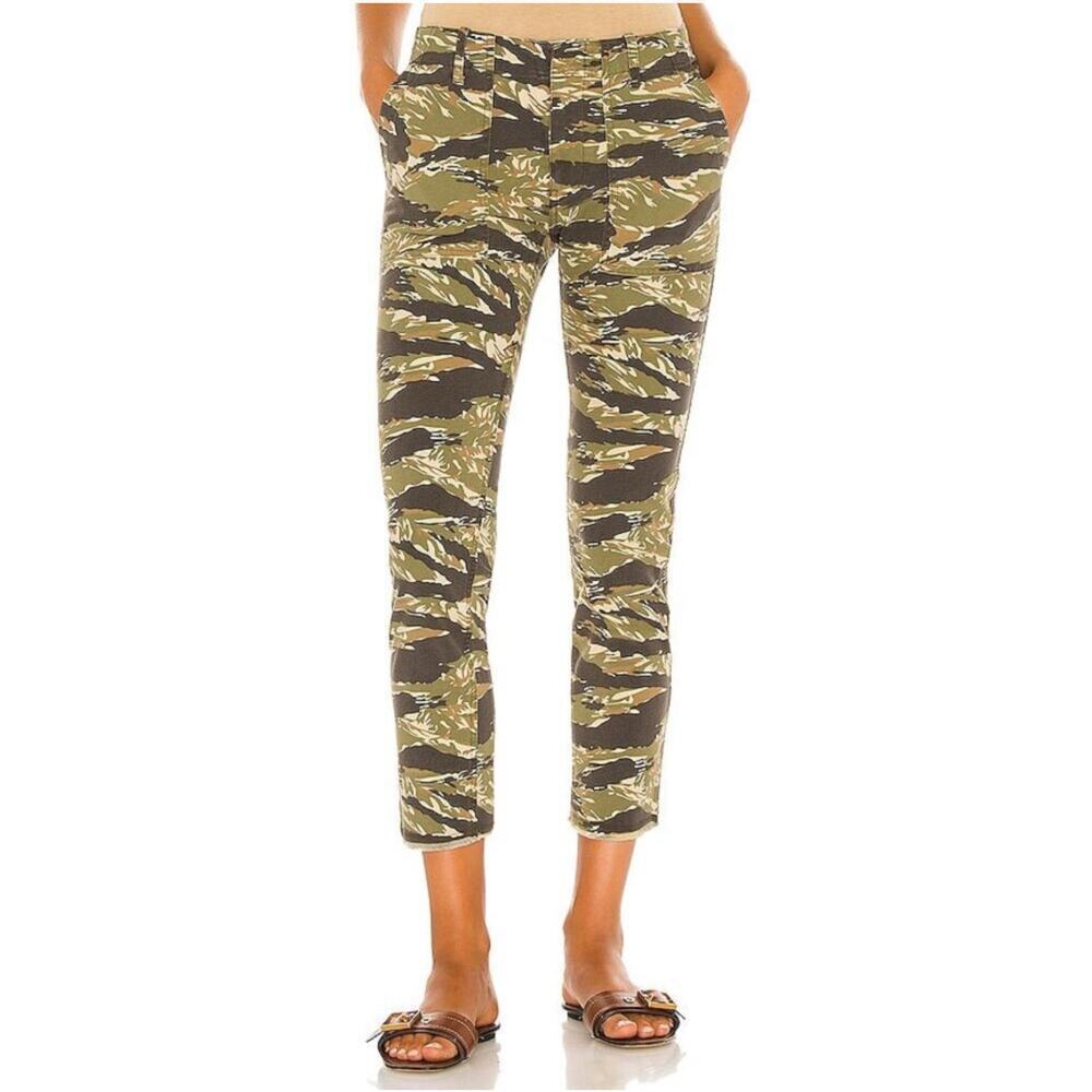 Nili Lotan 6 Tiger Print Camo Jenna Pants Military Trouser Paris *EUC